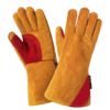 WG-1031-High Quality Split Leather Brown Welding Gloves