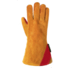 WG-1031-High Quality Split Leather Brown Welding Gloves - Image 2