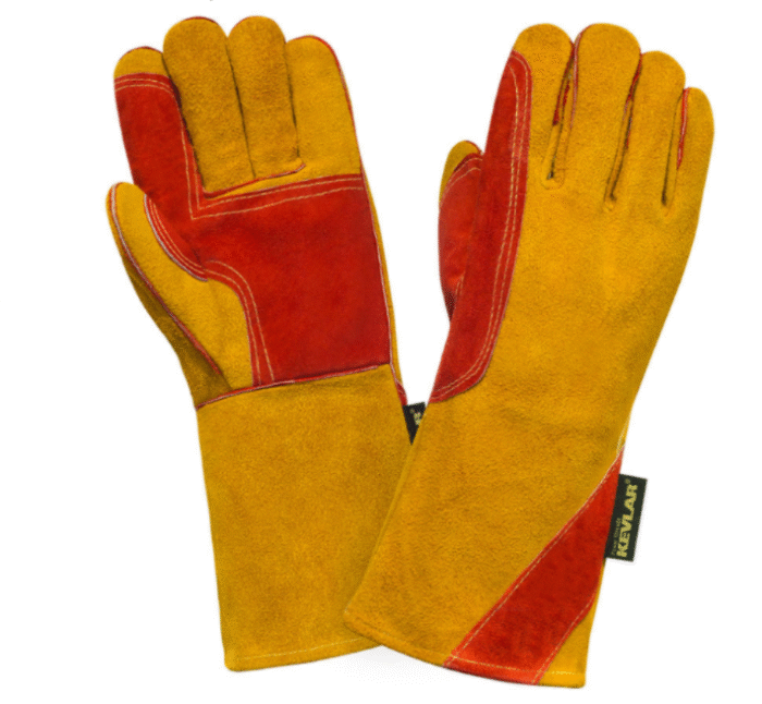 WG-1035-Premium Split Leather Brown Welding Gloves