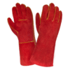 WG-1034-Premium Split Leather Red Welding Gloves