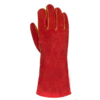 WG-1034-Premium Split Leather Red Welding Gloves - Image 2